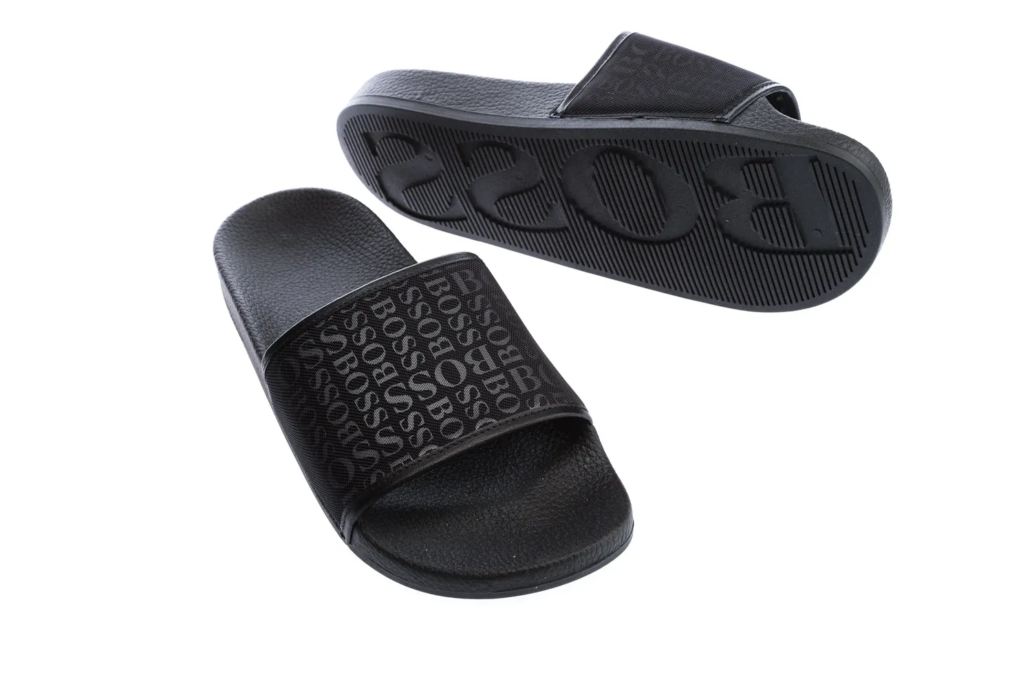 BOSS Solar Slide Logo 2 Sliders in Black