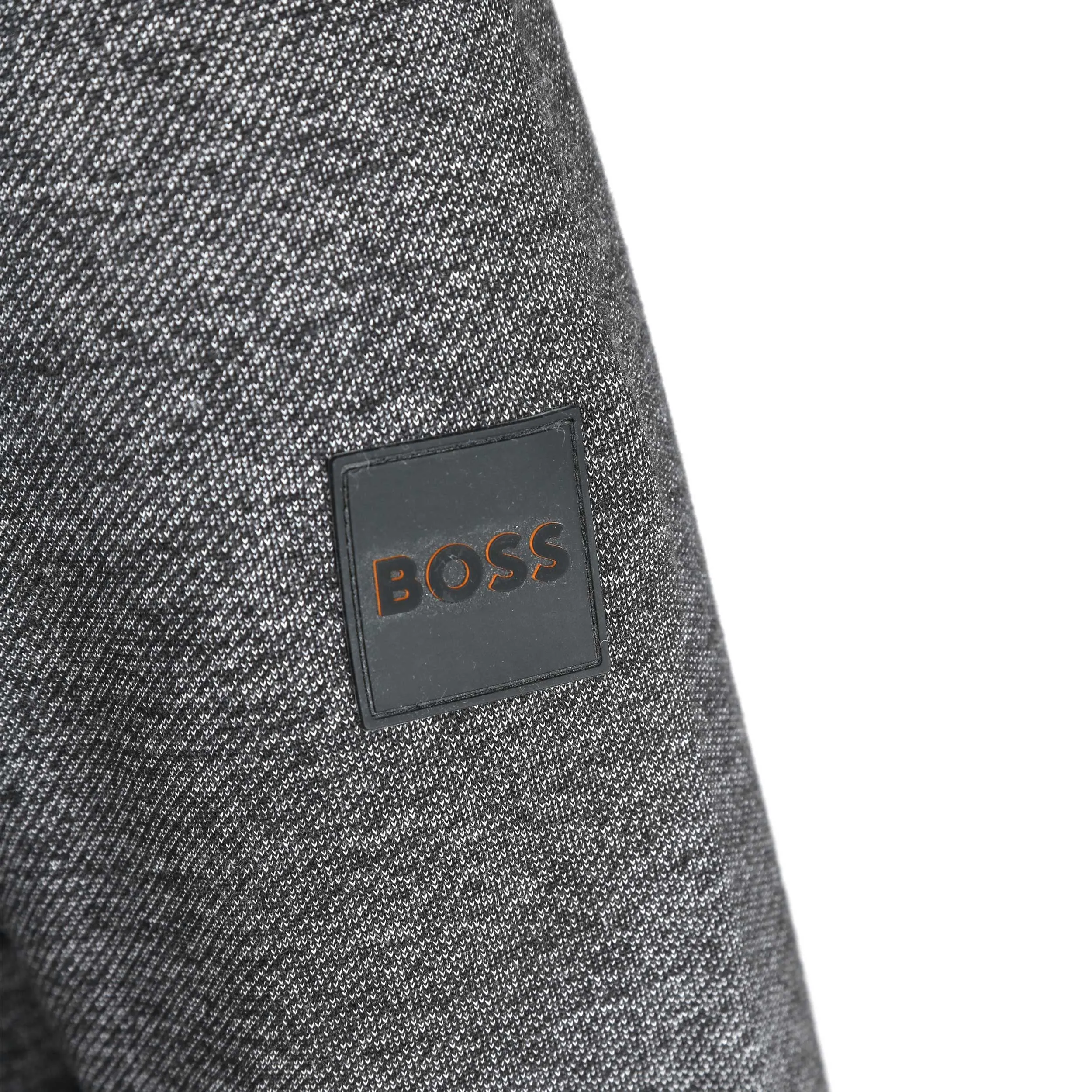 BOSS Weheather Hooded Sweat Top in Black