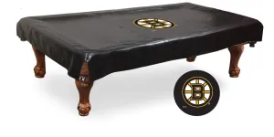 Boston Bruins HBS Black Vinyl Billiard Pool Table Cover