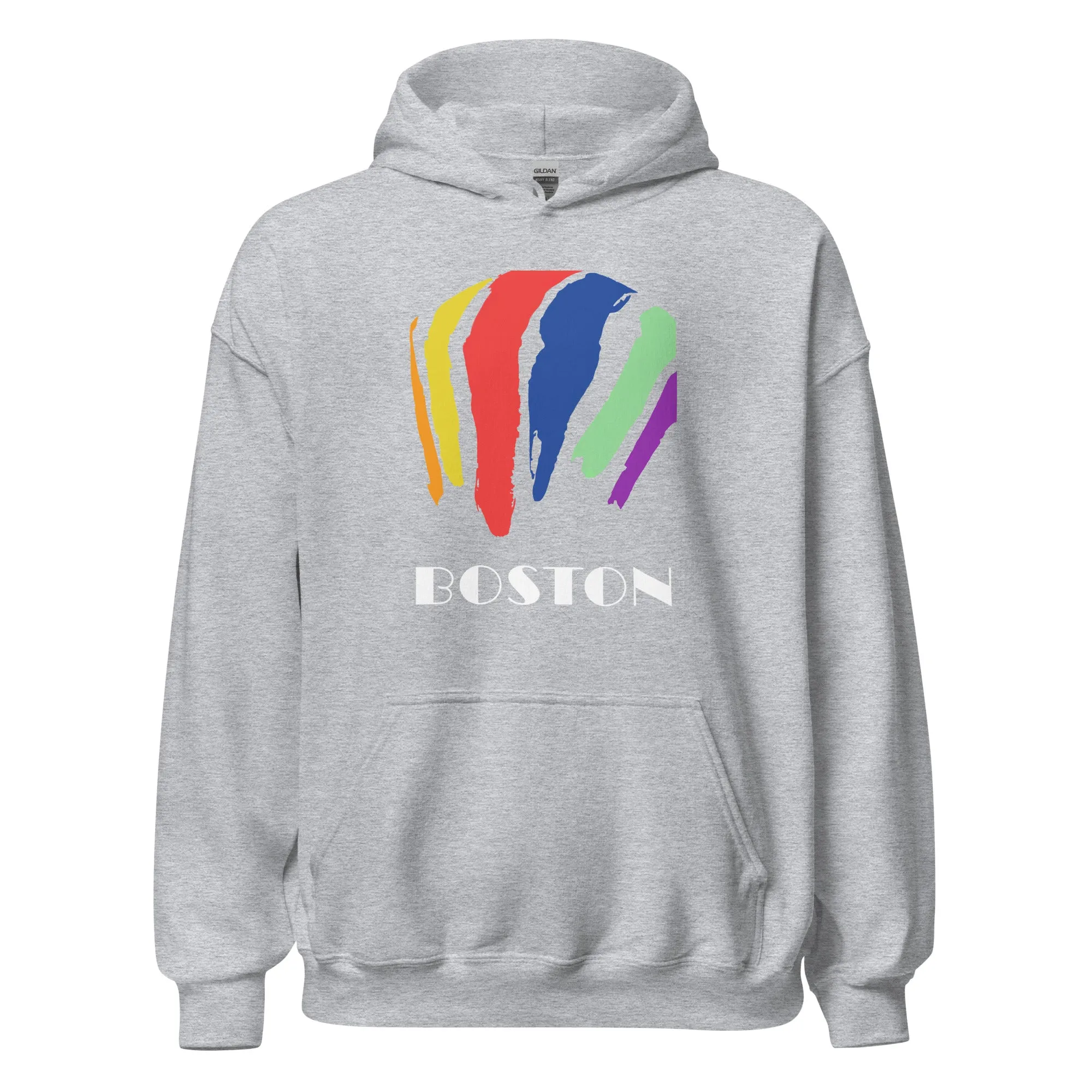 Boston Gas Tank Rainbow Hoodie - Dorchester, MA