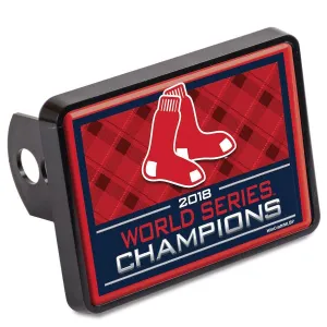 Boston Red Sox 2018 MLB World Series Champions WinCraft Rectangle Hitch Cover