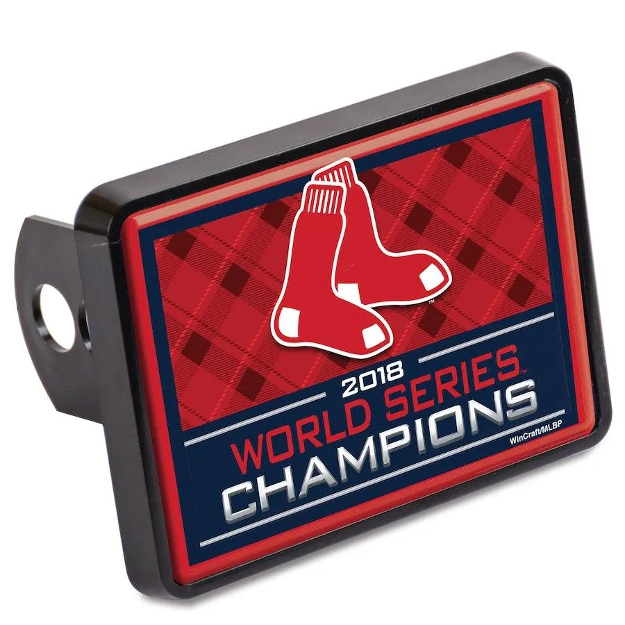 Boston Red Sox 2018 MLB World Series Champions WinCraft Rectangle Hitch Cover