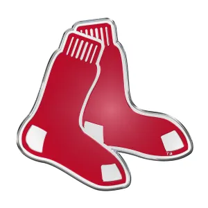 Boston Red Sox Heavy Duty Aluminum Embossed Color Emblem