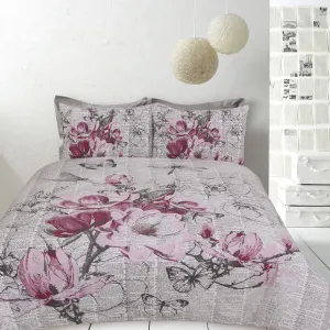 Botanical Pink Quilt Cover Set by Ardor Retro