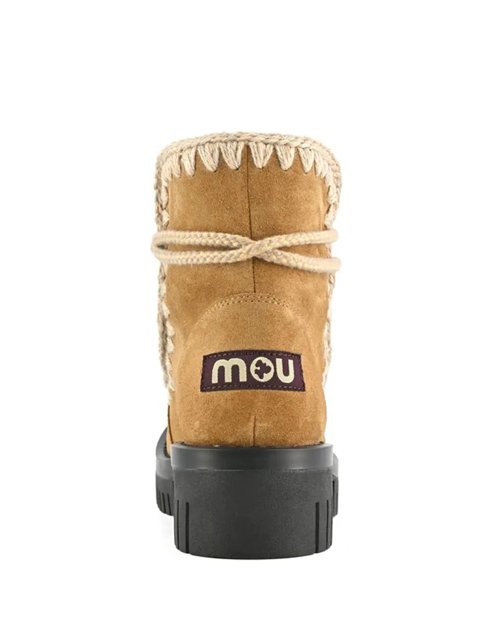 Botas MOU Skimo Combat Scoubidou Lace Marrones Mujer