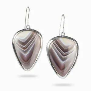 Botswana Agate Drop Earrings