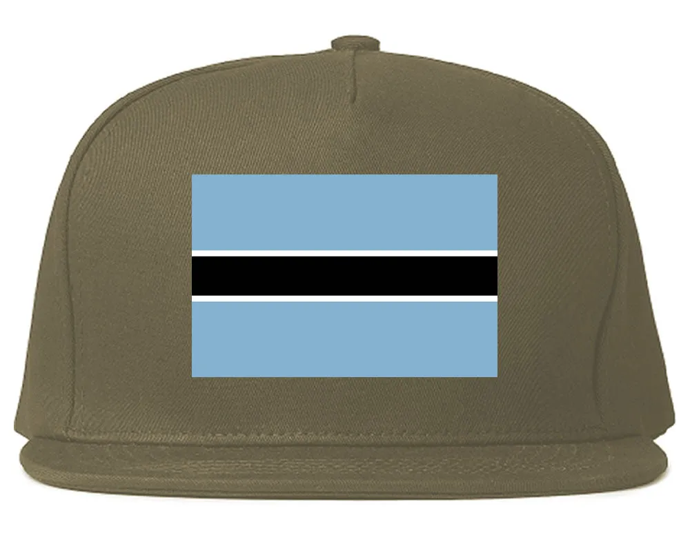 Botswana Flag Country Printed Snapback Hat Cap