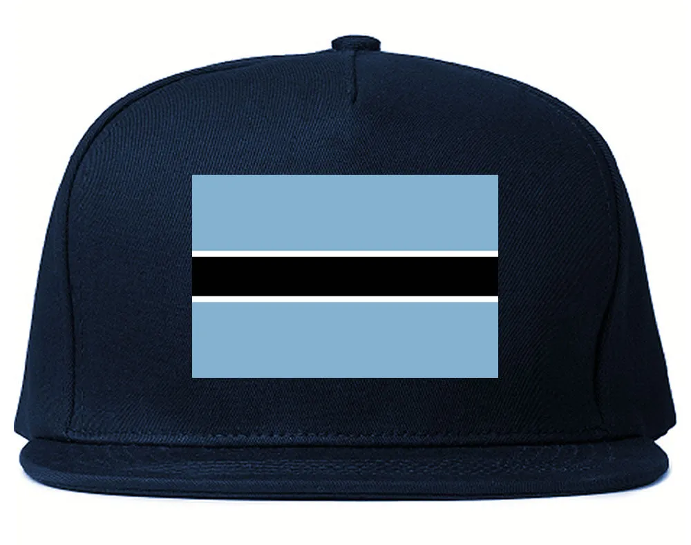 Botswana Flag Country Printed Snapback Hat Cap