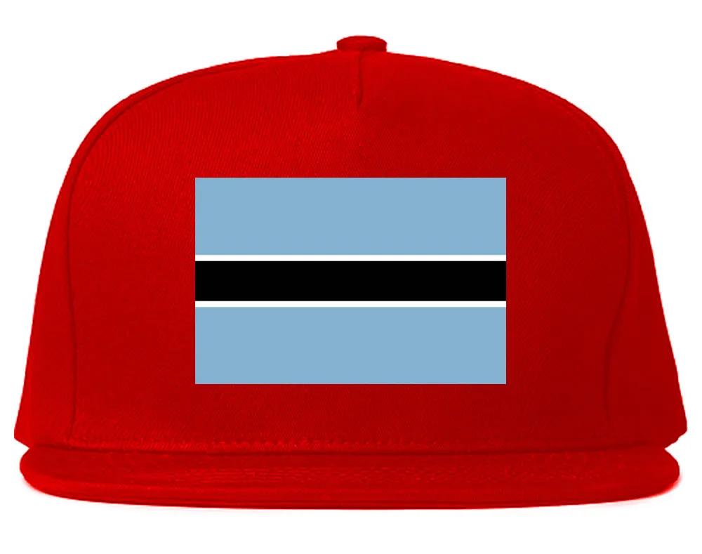 Botswana Flag Country Printed Snapback Hat Cap