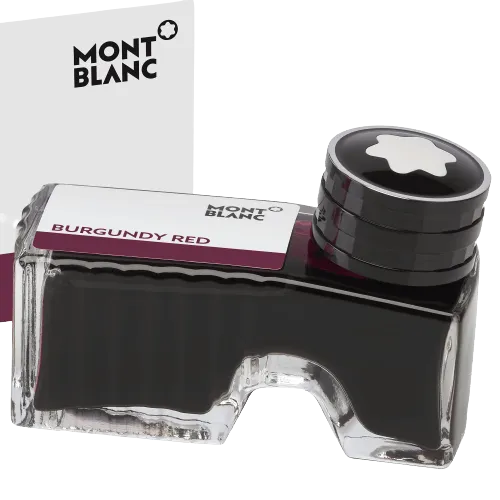 Bottled Ink Montblanc Burgundy Red