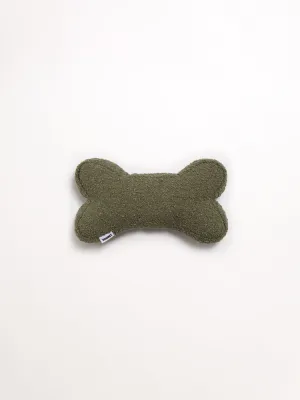 Boucle Bone Pillow - Olive