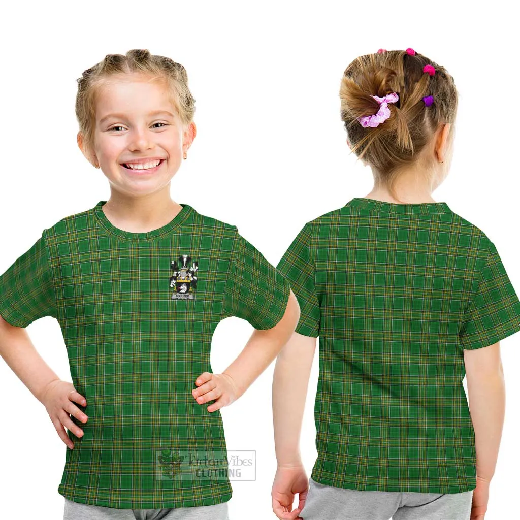 Boulger Irish Clan Kid T-Shirt with Coat of Arms