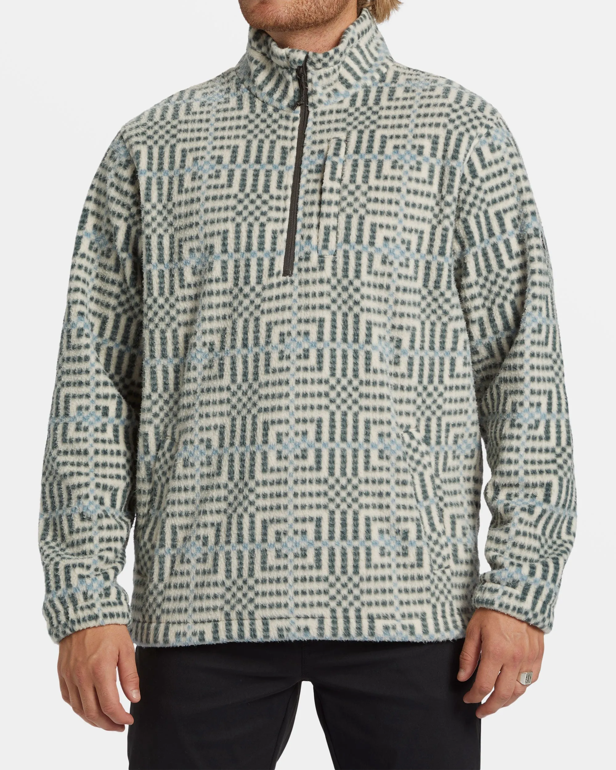 Boundary Mock Half Zip Men's