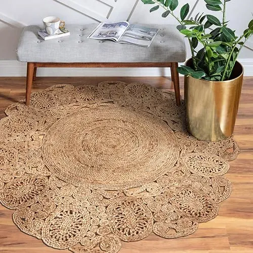 Boutique Jute 12045NAT Natural Rug