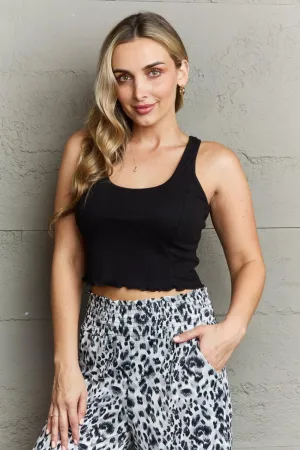 Bow Down Ruffle Crop Top