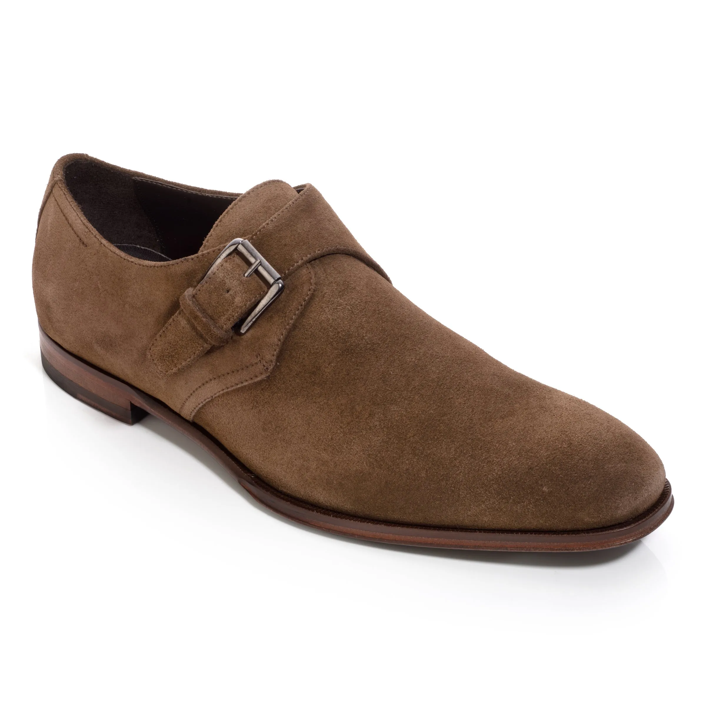 Bower Mid Brown Suede Monkstrap