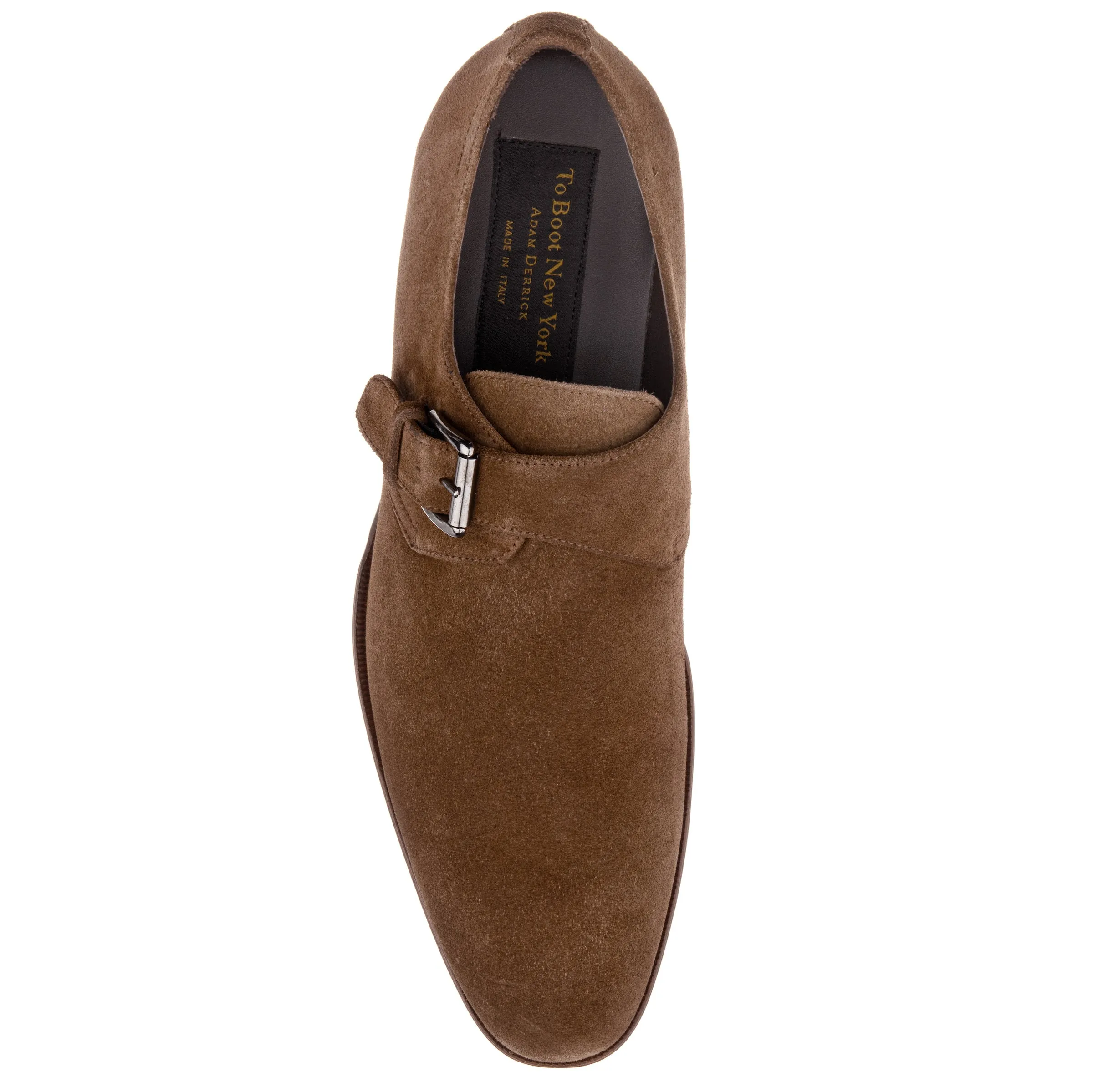 Bower Mid Brown Suede Monkstrap