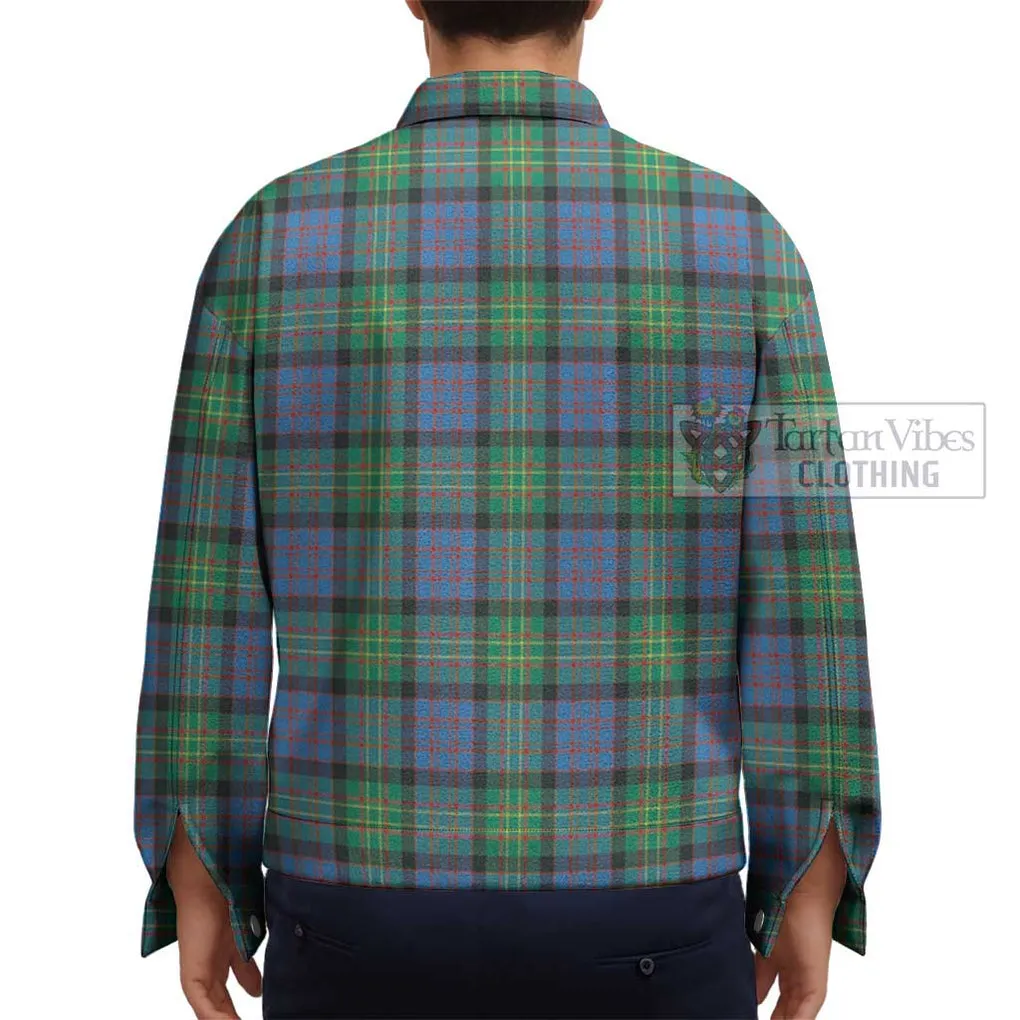 Bowie Ancient Tartan Unisex Lapel Cotton Jacket