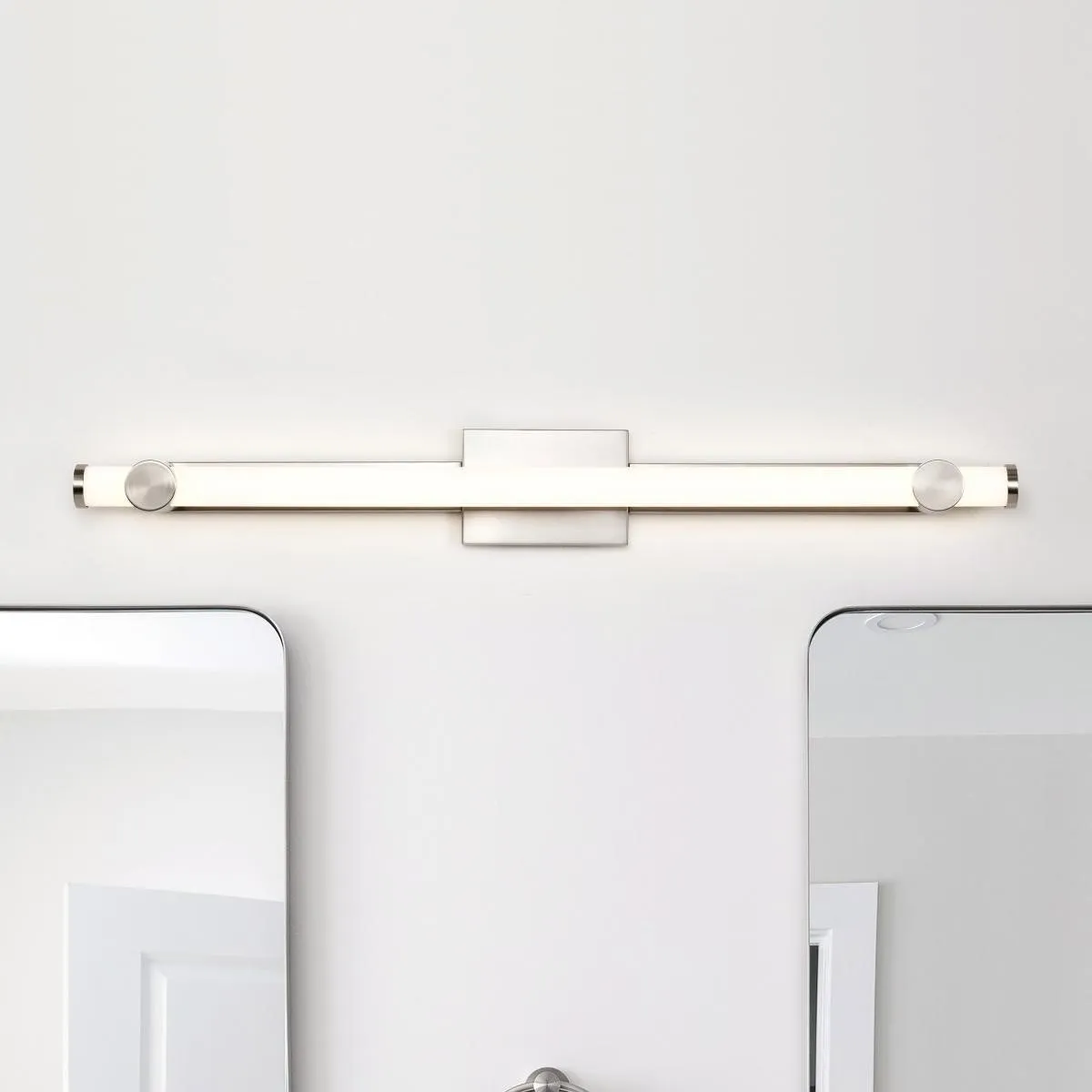 Bowman 36" LED Bathroom Vanity Light, Brushed Nickel Finish