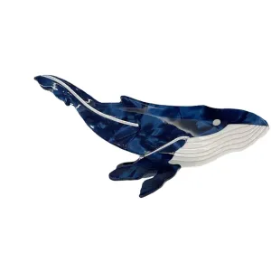 Bow's by Stær Blue Whale Hair Clip - Blue