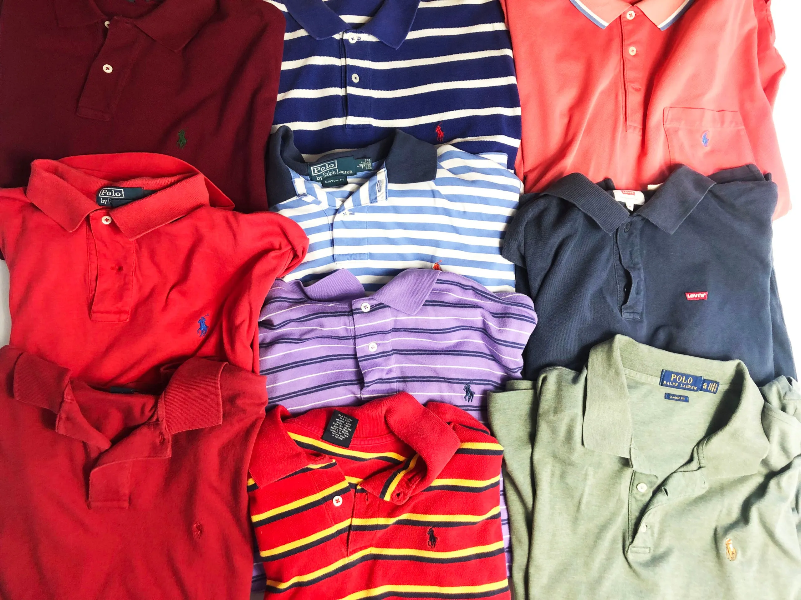 BOX22: Polo Shirt Wholesale Bundle- 10 Piece