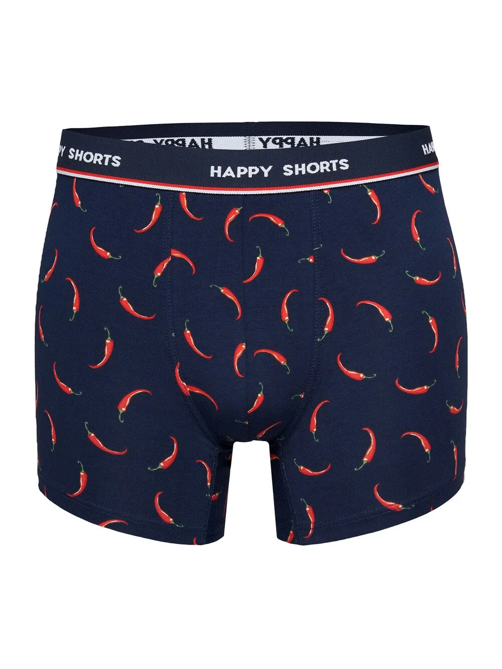 Boxer briefs Happy Shorts Solids, dark blue/red