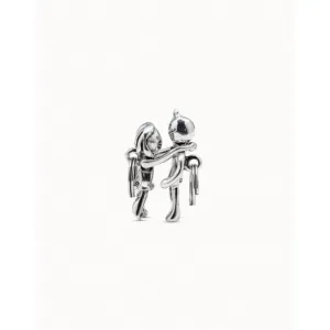 Boy And Girl Silver Metal Key ring