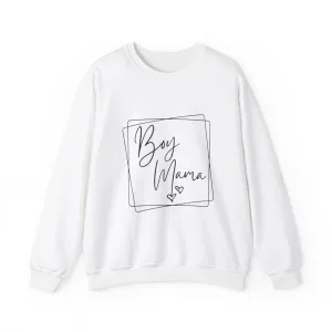 Boy mom Unisex Heavy Blend™ Crewneck Sweatshirt