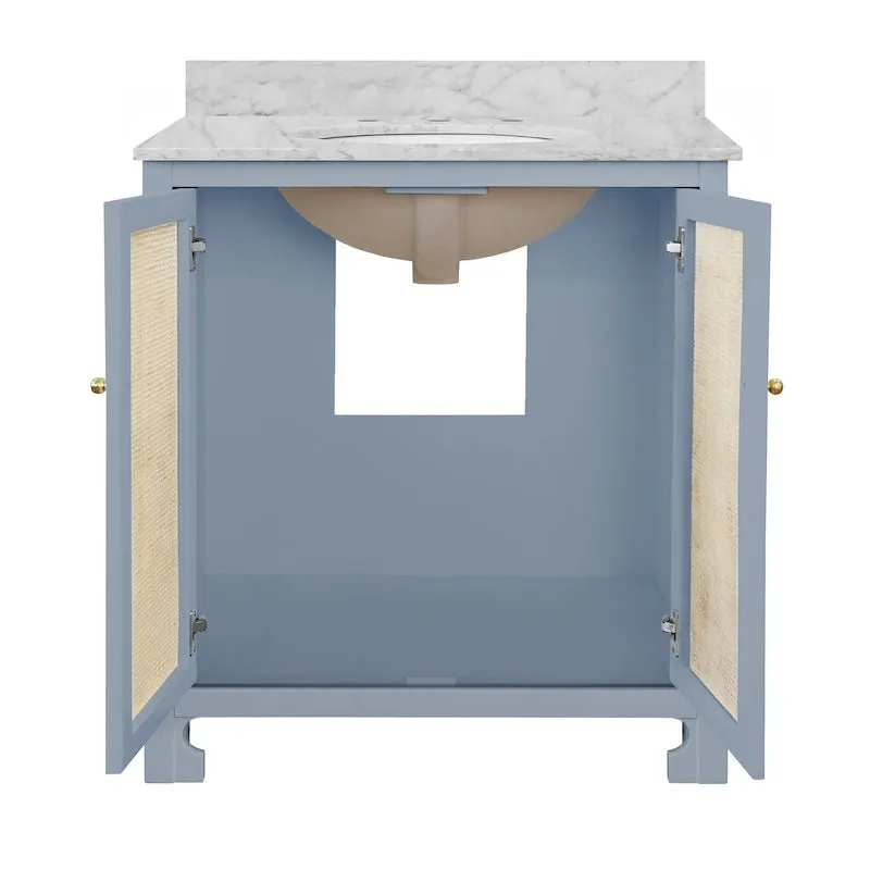 Boyd Light Blue Bath Vanity by Worlds Away