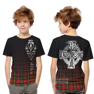 Boyd Tartan Kid T-Shirt Featuring Alba Gu Brath Family Crest Celtic Inspired