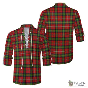 Boyd Tartan Men's Scottish Traditional Jacobite Ghillie Kilt Shirt