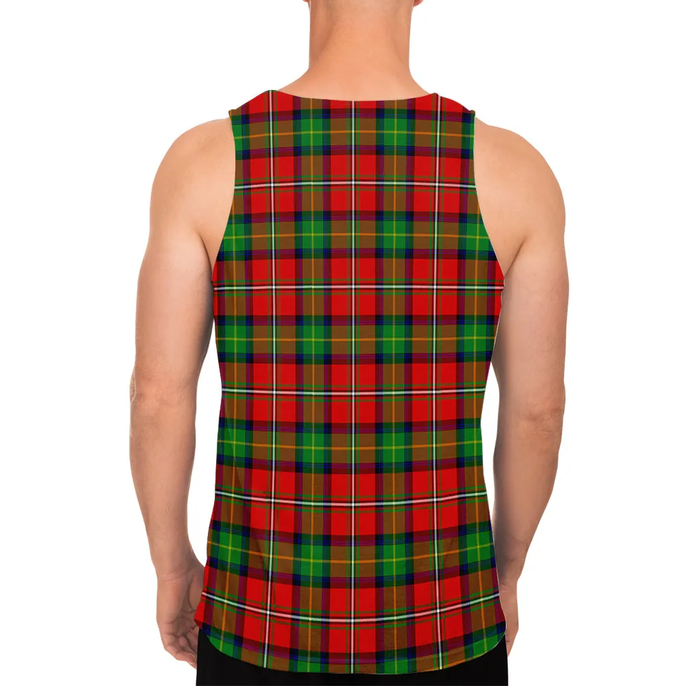 Boyd Tartan Mens Tank Top with Family Crest