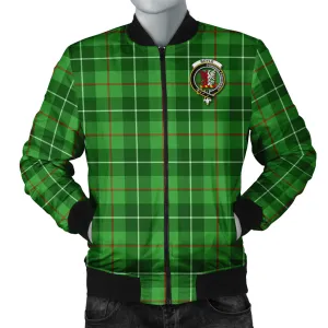 Boyle Tartan Bomber Jacket with Family Crest