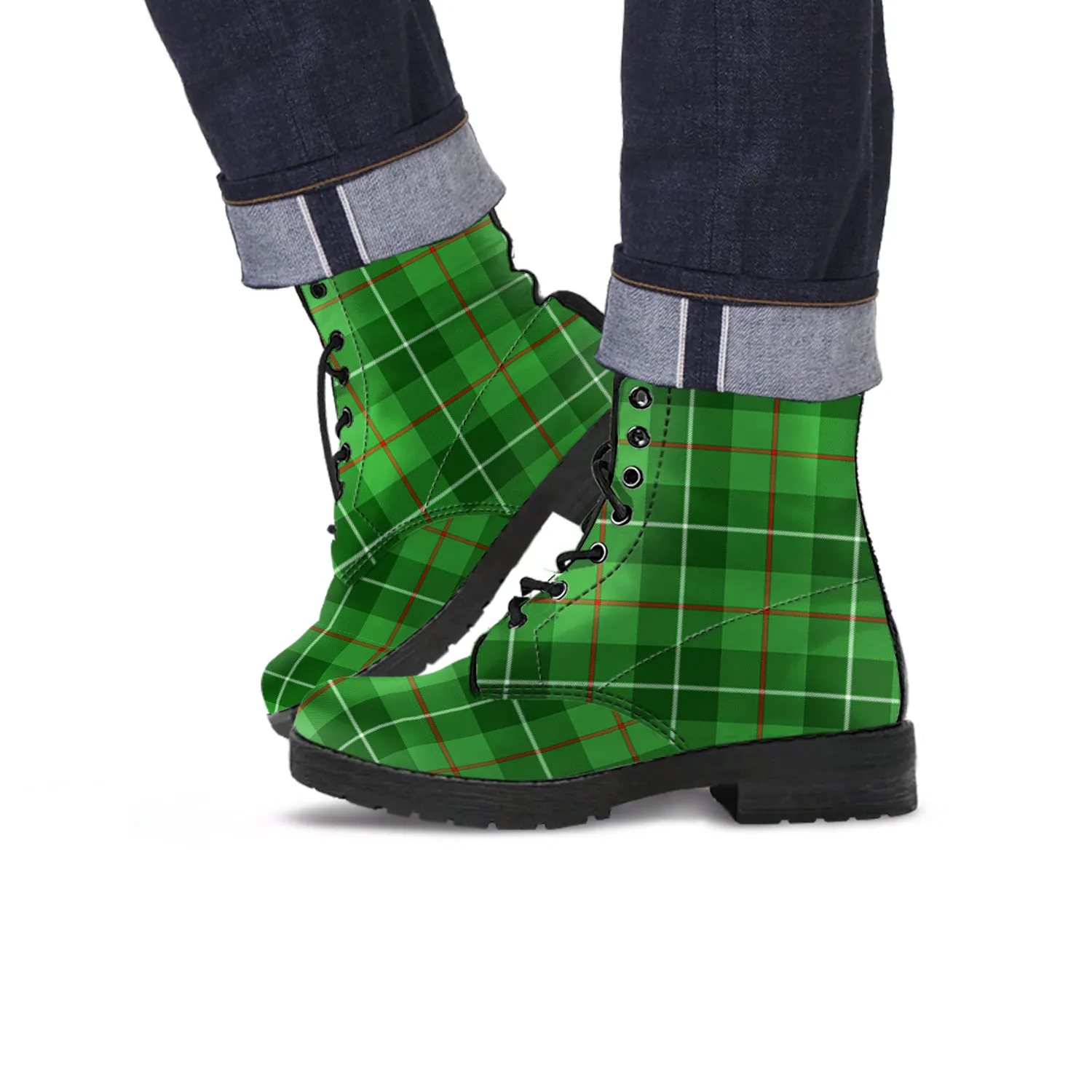 Boyle Tartan Leather Boots