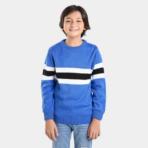 Boys Acrylic Sweater Athens-Brill Blue