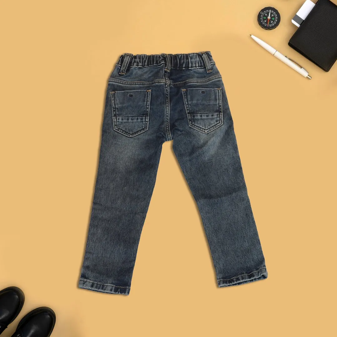 Boys Blue Distressed Jeans