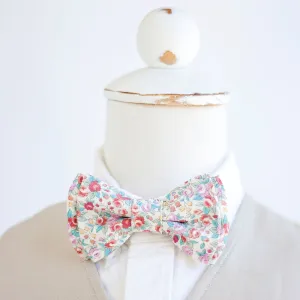 Boy's Bow Tie / Blossoms In Red