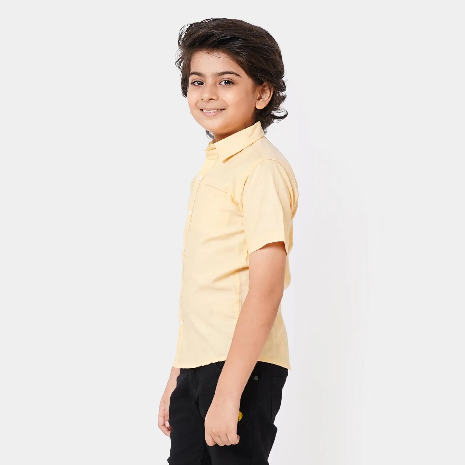 Boys Casual Shirt Go Skate Boarding - Peach