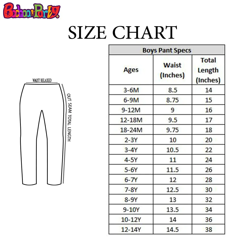 Boys Cotton Pant Basic-Jet Black