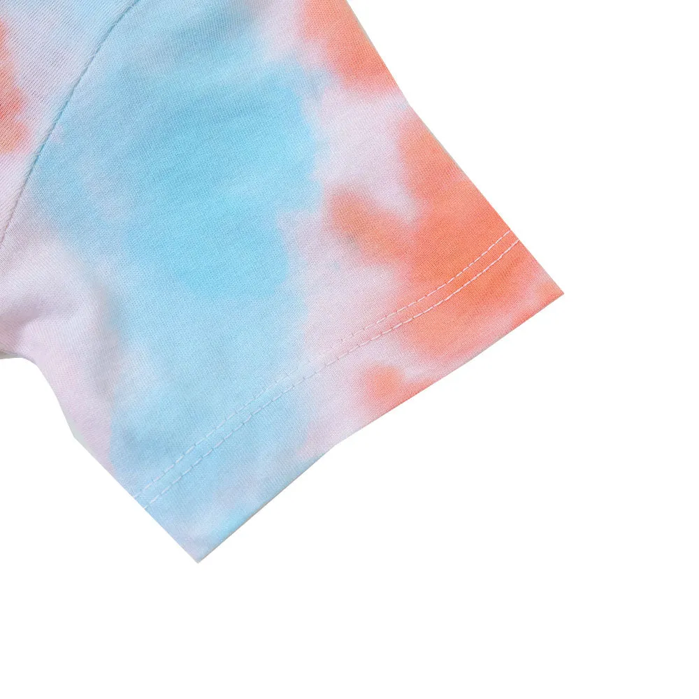 Boys Cotton T-Shirt Surf - Tie Dye