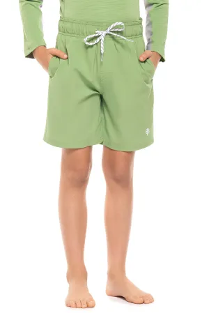 Boy's Island Swim Trunks  |  Soft Fern