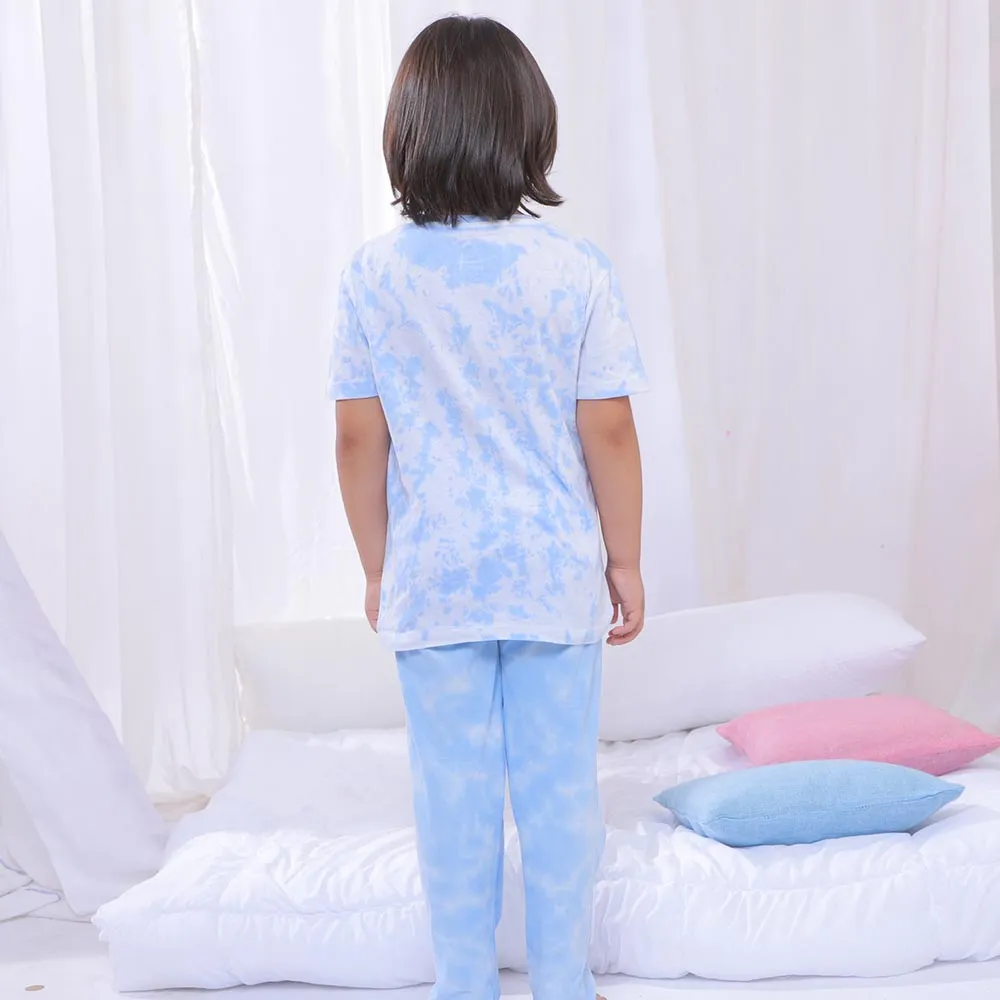 Boys Knitted Nightwear Sleep Mood-Blue