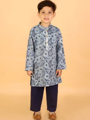 Boys Lil Drama Boys Kurta With  Pyjama Set - Lil Drama