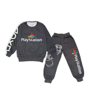 Boys Melton Pajama - Grey