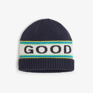 Boys' navy blue beanie