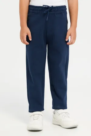 Boys Navy Pocket Jogger Pants