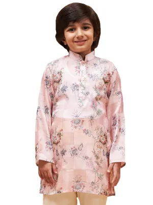 Boy's Pink Kurta - Vastramay Boys