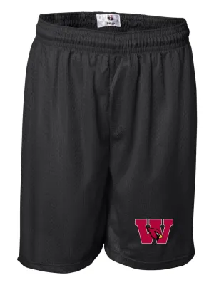 Boys "W" Mesh Basketball Shorts: Adult