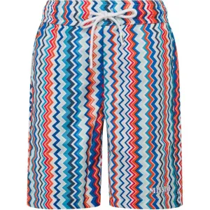 Boys Red & Blue Swim Shorts