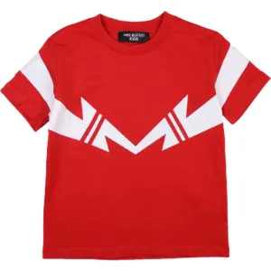 Boys Red Bolt T-Shirt